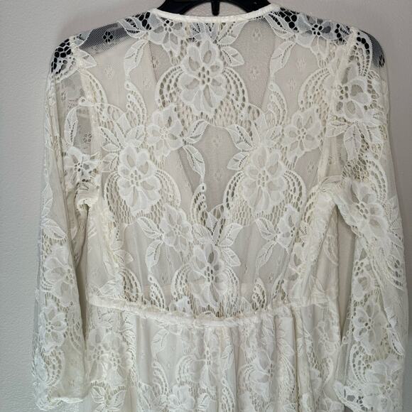 Show Me Your MuMu Roxy Romper Lace Romper Women Size XS - Picture 9 of 14